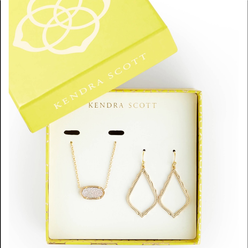 Brand New Kendra Scott Necklace and Earrings